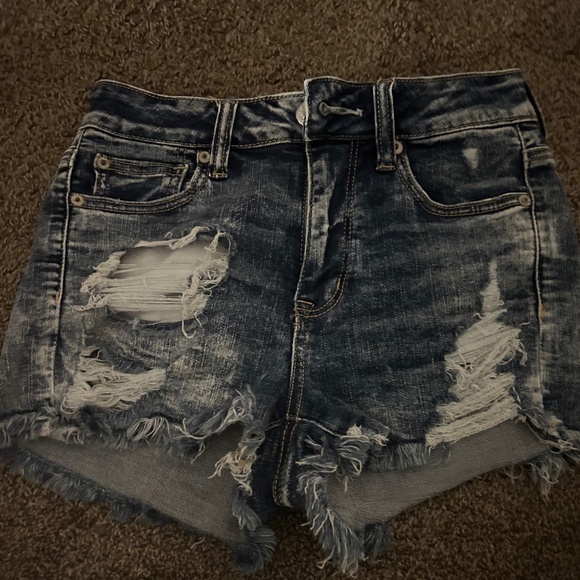 American Eagle Outfitters Pants - American Eagle High Rise Distressed Shorts